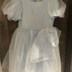 Light blue sky dress kids girl
